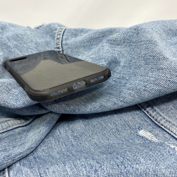 iPhone XS Max Case Clear Black Glitter Cover NEW - Picture 4 of 7